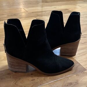 Black BP Suede Ankle Boots